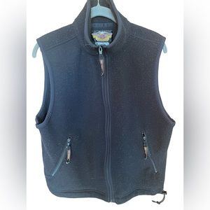 🔥🔥🔥Harley Davidson Zip Front Fleece Vest